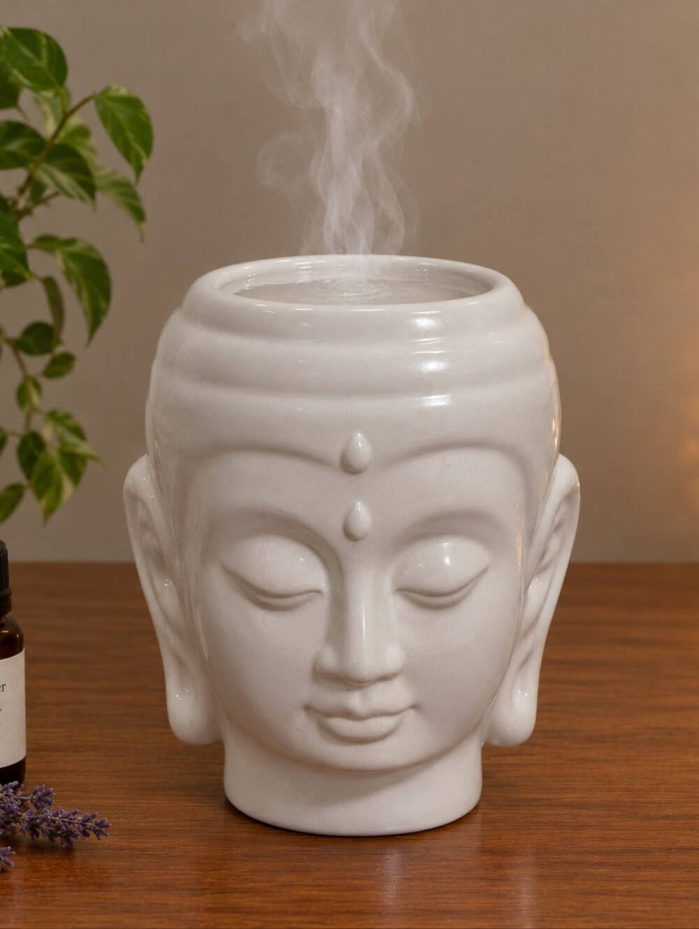 White Buddha Head Aroma Diffuser